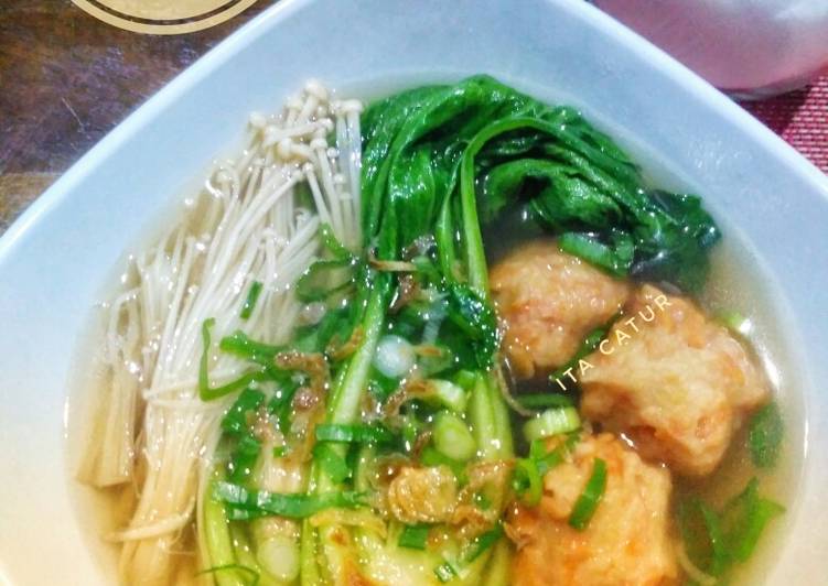  Resep  Sup bakso  ikan  salmon  oleh Ita Catur Cookpad