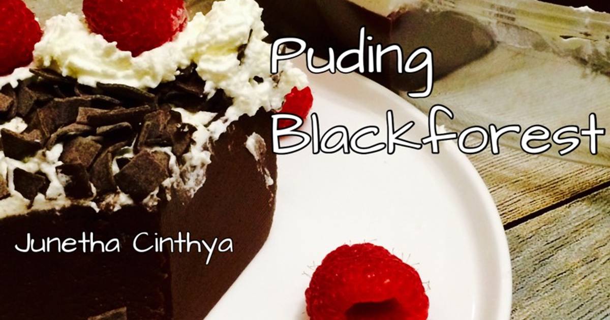 Resep Puding Blackforest