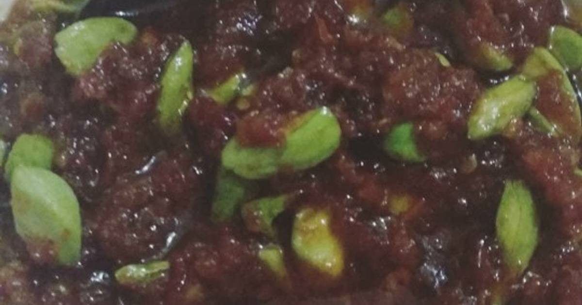 23 resep sambal pete tahan lama enak dan sederhana Cookpad