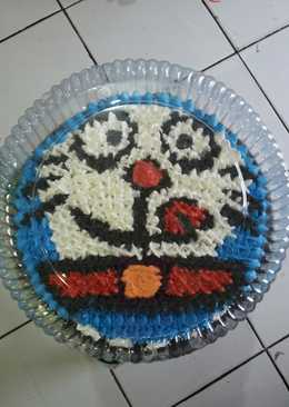 Kue ulang tahun blackforest doraemon