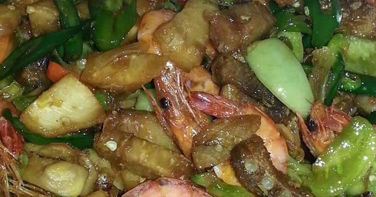 Resep Oseng jambal  udang cabe ijo oleh grace diany Cookpad