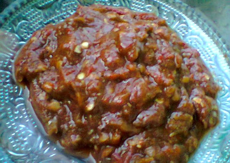 Resep Sambal Tomat-Terasi Praktis Tapi Lezat Karya Eri Chan