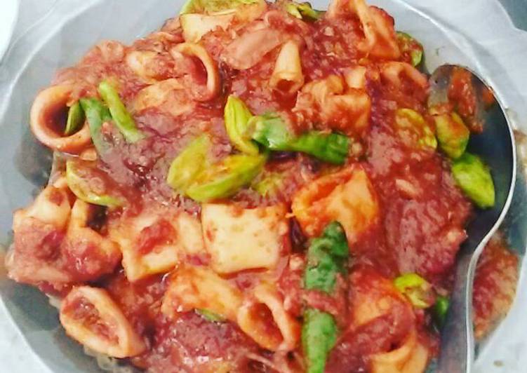 resep masakan Balado Cumi Pete