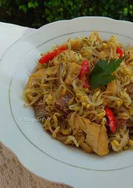 Tumis Toge Ikan Asin