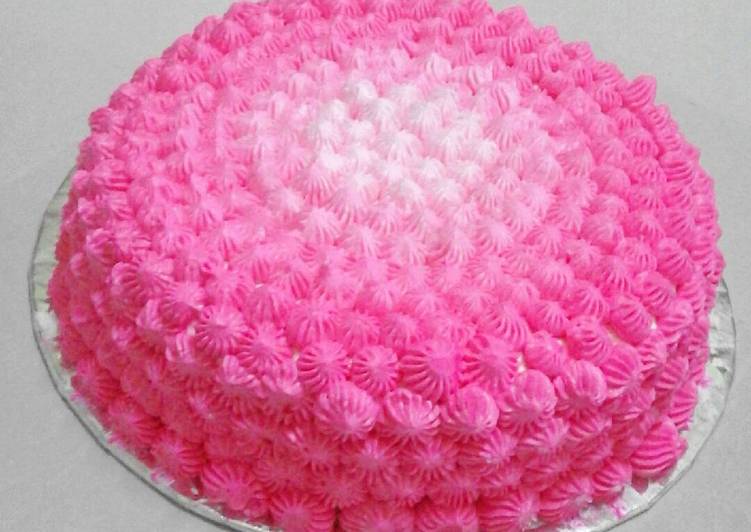 gambar untuk cara membuat Ombre Cake Kartinian