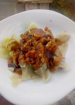 Somay ayam bumbu kacang