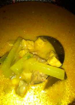 Sayur Lodeh Labu Siam dan Daging