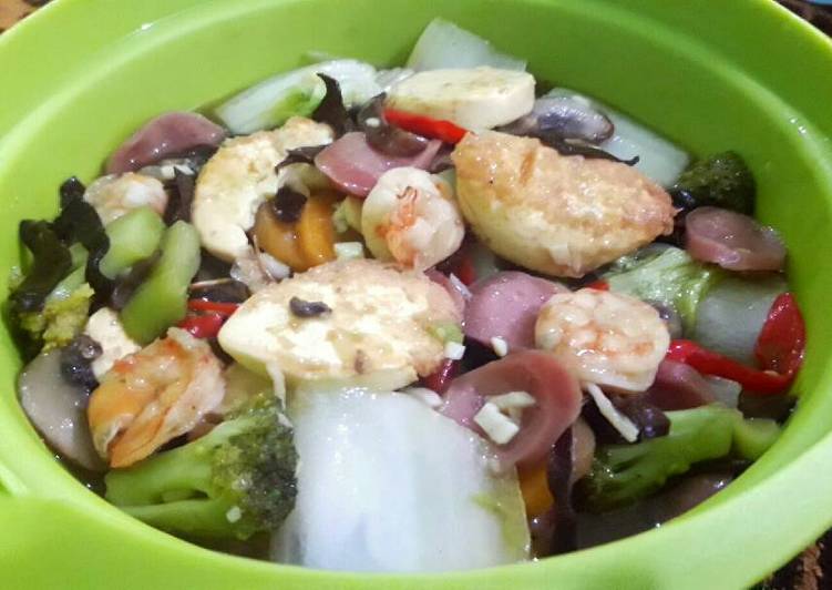 gambar untuk resep Sapo Tahu Seafood