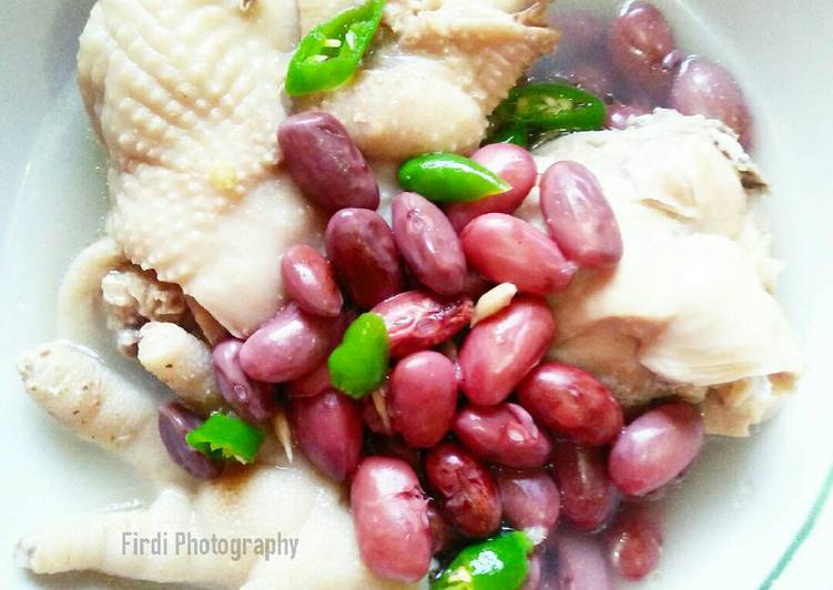 resep Sup Ayam Jahe Kacang Merah