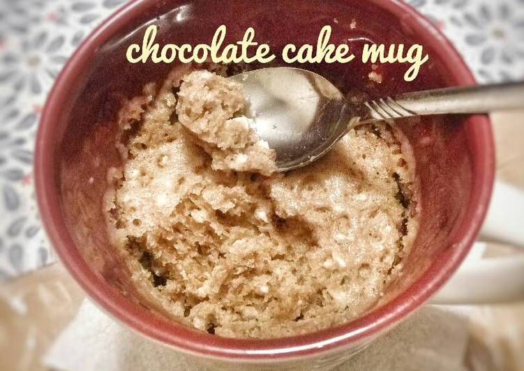 gambar untuk resep makanan Chocolate Nutella cake mug