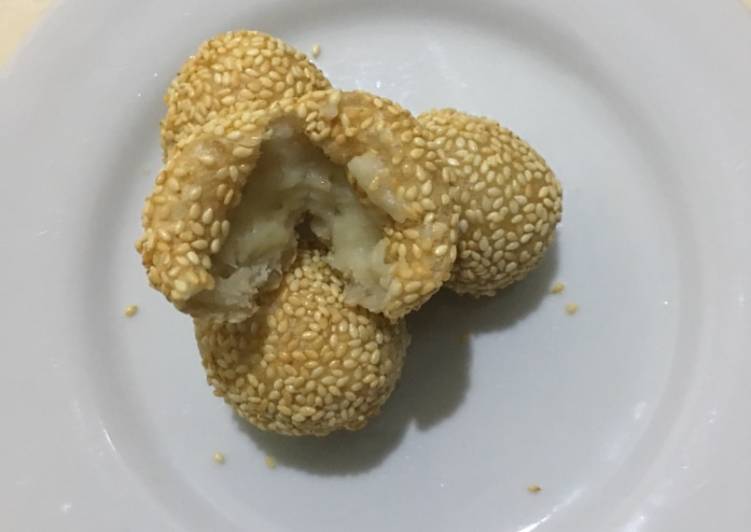 resep makanan Onde onde isi durian
