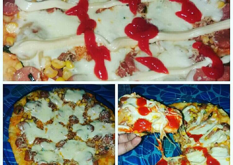 cara membuat Pizza empukk enakk bingitt