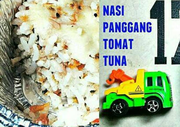 resep masakan Nasi Panggang Tomat Tuna (No MSG)