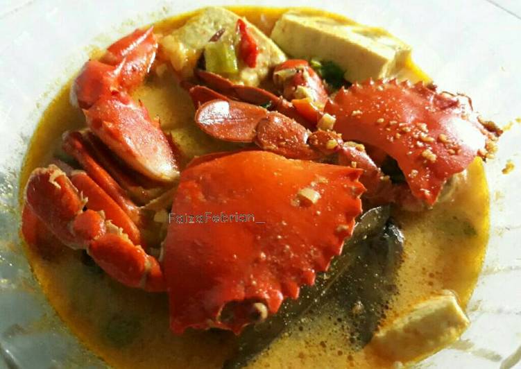 Resep Gulai kepiting pedas