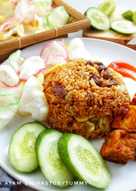 Nasi goreng ati ayam