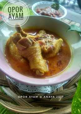 OPOR AYAM KAMPUNG with TAHU SAYUR