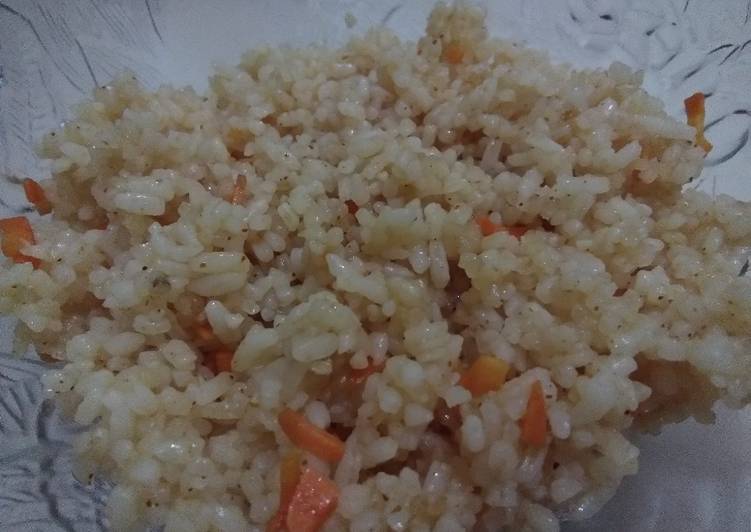 Nasi Goreng Wortel Bumbu Instan (with Magicom) Ala Anak Kost