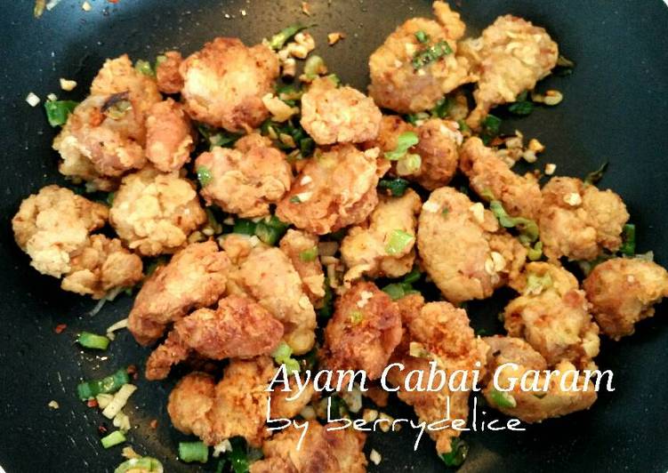  Resep  Ayam  Cabai  Garam  oleh berrydelice Cookpad