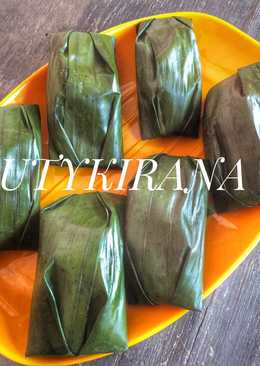 Lapek Nagasari (lepet putih tanpa pisang) ala Utykirana