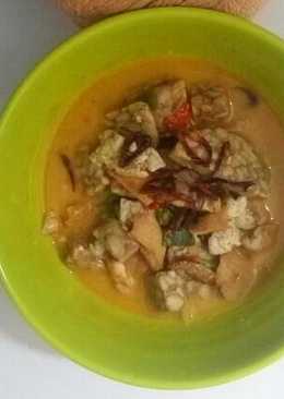 Sayur Tahu Tempe Santan