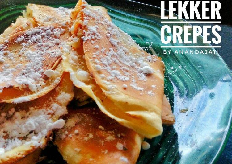 resep lengkap untuk Crepes / Lekker
