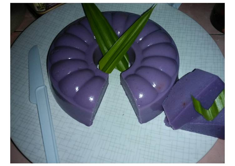 gambar untuk resep Puding ubi ungu