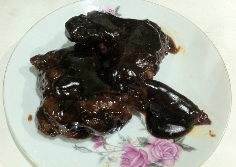 resep masakan Simple chicken teriyaki