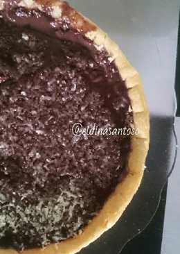 Pie Susu Cokelat Keju (Teflon)