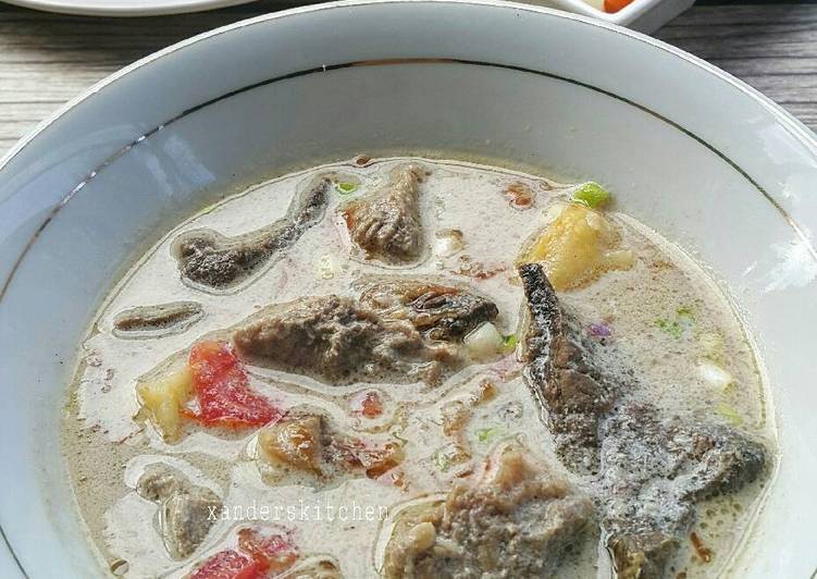 resep makanan Soto betawi (santan + susu) enaaaakk