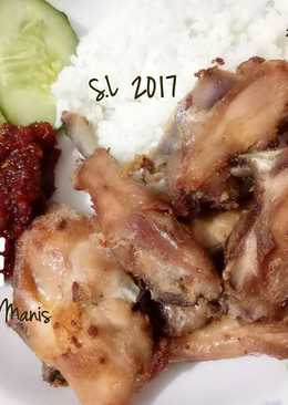 Ayam Goreng & Sambal Terasi Manis