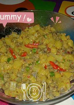 Sambal Goreng Ati Ampela Kentang Gurih Pedes