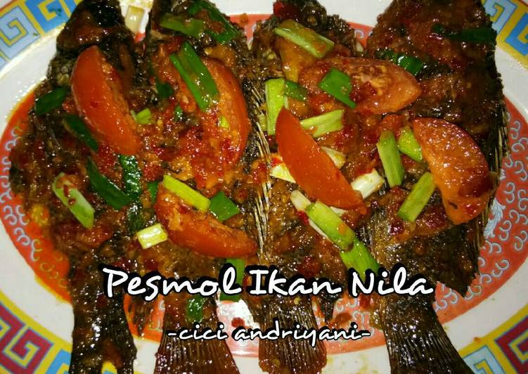 resep Pesmol Ikan Nila