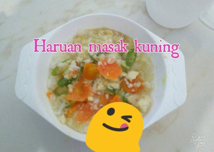 resep makanan Haruan masak kuning 10 m