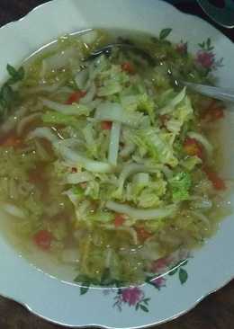 Sayur sawi putih simple