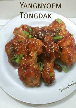 Ayam Goreng Ala Korea (Yangnyeom Tongdak)