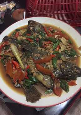 Mujaer goreng masak taucoo