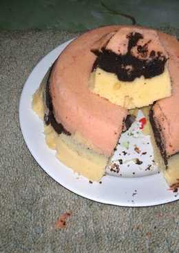 Bolu kukus coklat stroberi ih