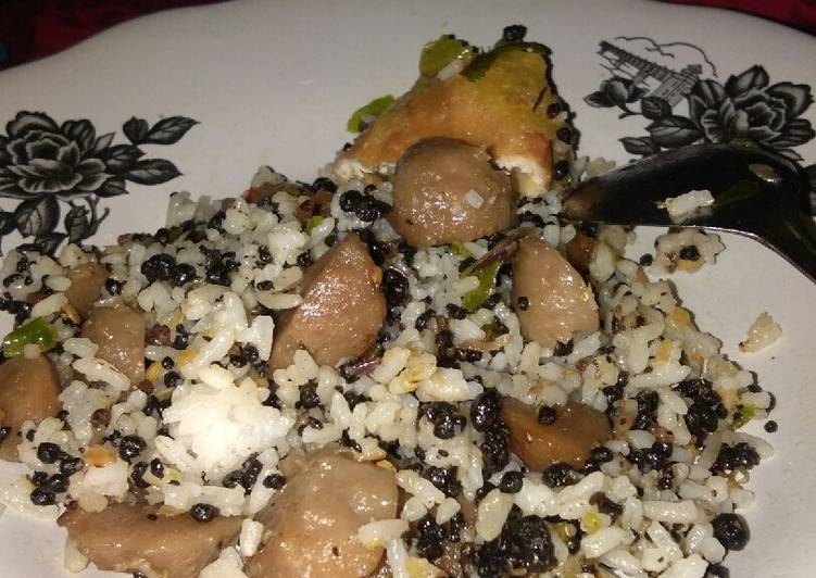 Nasi goreng tiwul campur bakso recipe main photo