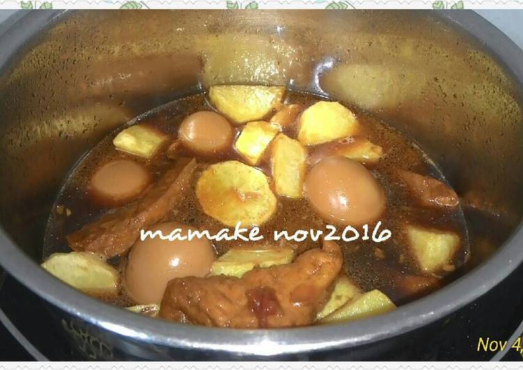 gambar untuk resep makanan Masak kecap tahu telur kentang baso