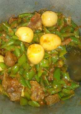 Oseng buncis,tetelan&telur puyuh