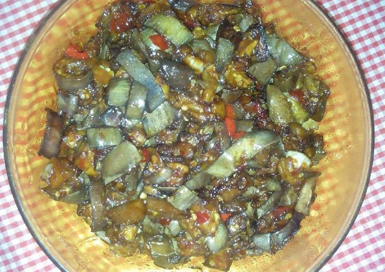 resep makanan Tumis terong dan jengkol kecap