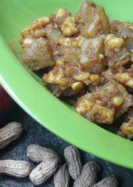 Kikil tempe bumbu kacang
