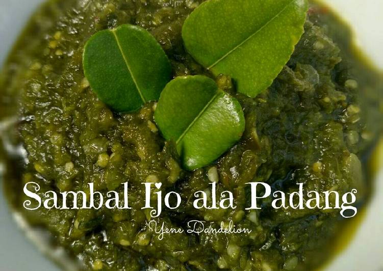 Ungkap rahasia cara membuat sambal ijo padang yang pedas