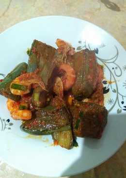 Balado Terong Udang Anak Kos