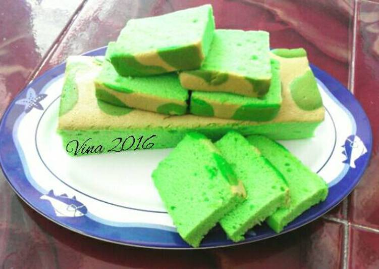 resep masakan ??Ogura cake pandan super soft moist??