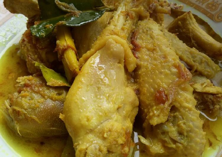 Masak Ayam Bumbu Kuning Kuah Masak Memasak