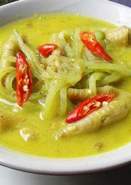 Lodeh Labu Siam ceker