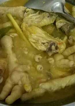 Ceker sayap pedas monyor monyor