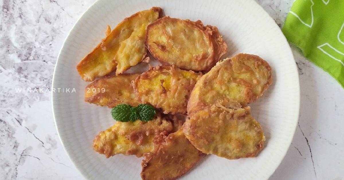 198 resep  ubi  jalar  goreng  tepung enak dan sederhana Cookpad