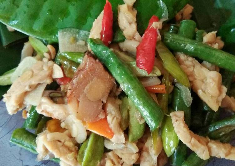 resep makanan Oseng Kacang Panjang Petai